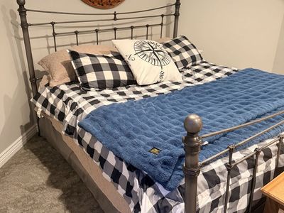 Wrought Iron King Bed Frame - Great Condition