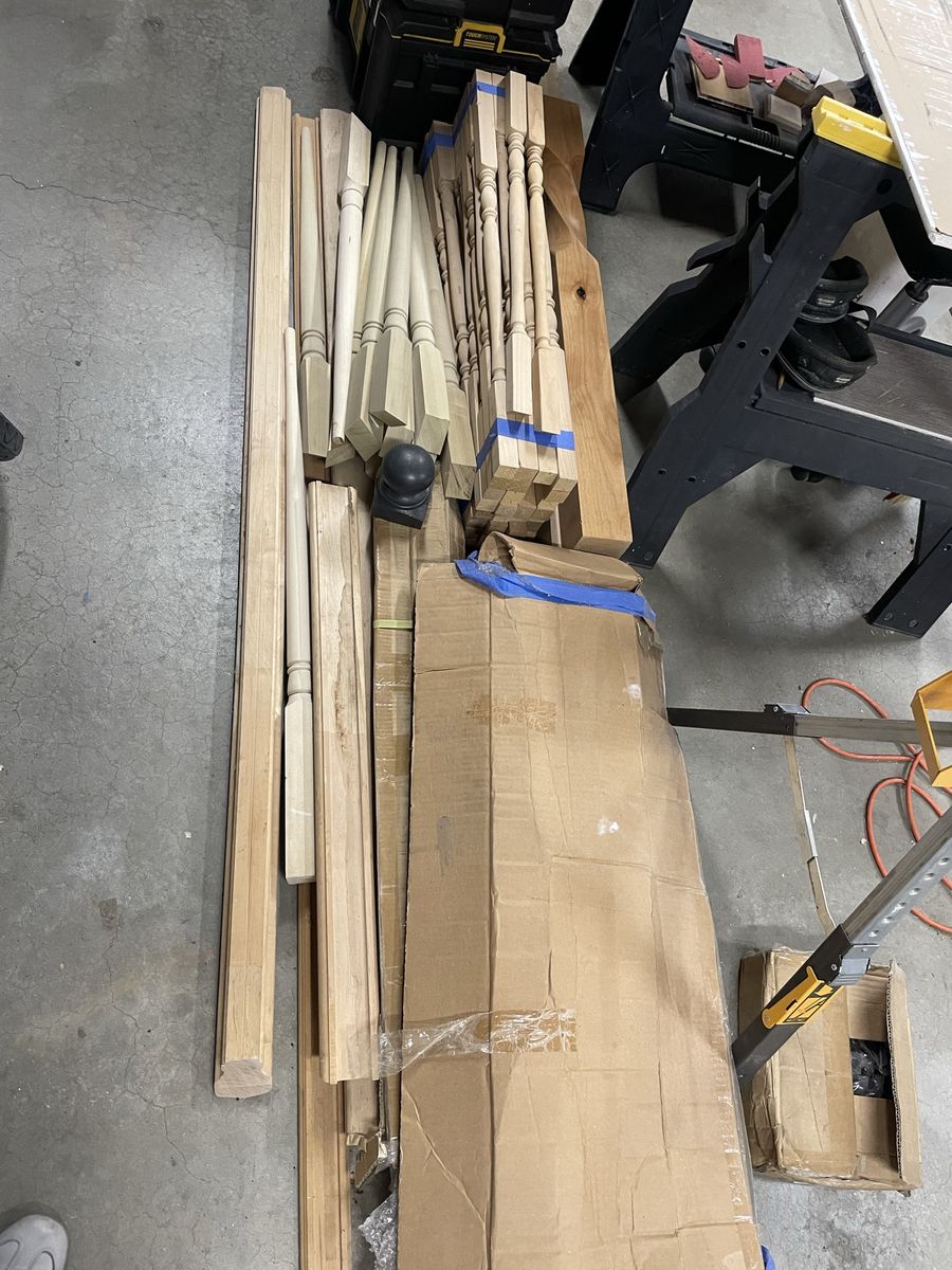 Miscellaneous stair handrail parts