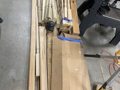 Miscellaneous stair handrail parts