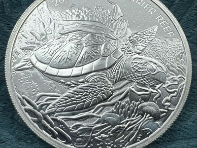2 oz - 2021 Great Barrier Reef Turtle Silver Coin - .9999