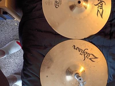 Zildjian ZBT 13" Hi-Hat Cymbals Pair - Used Drummers Cymbals