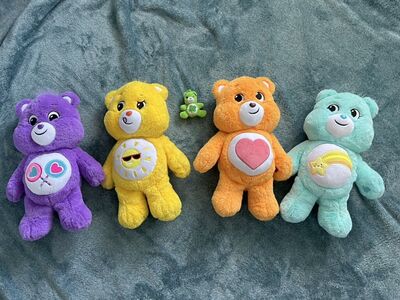 4 Care Bears + World's Smallest Care Bear