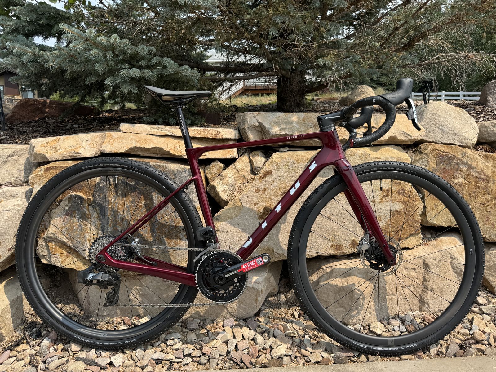 Small Vitus Venon Carbon Gravel Bike SRAM Red Carbon Fulcrum Wheels