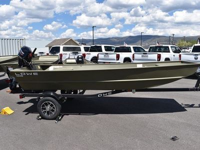 2024 Lowe 1448 Jon With 20HP ELHPT Mercury Engine and Trailer