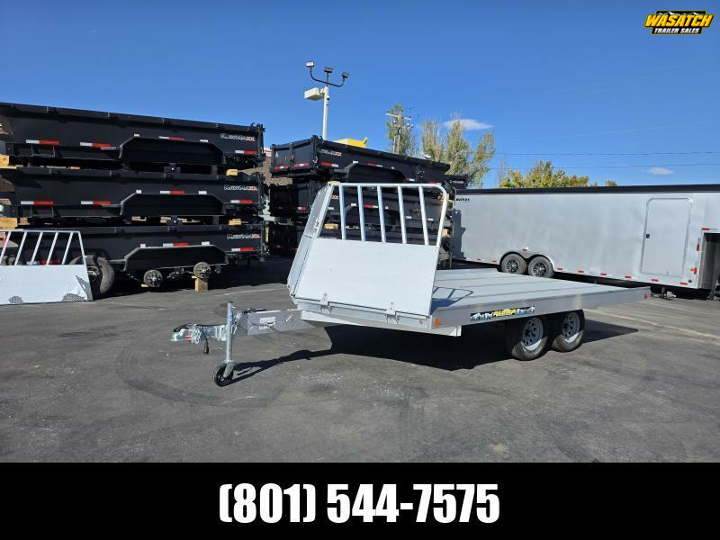2026 Aluma 8214DH (7X14) Aluminum Snowmobile Trailer