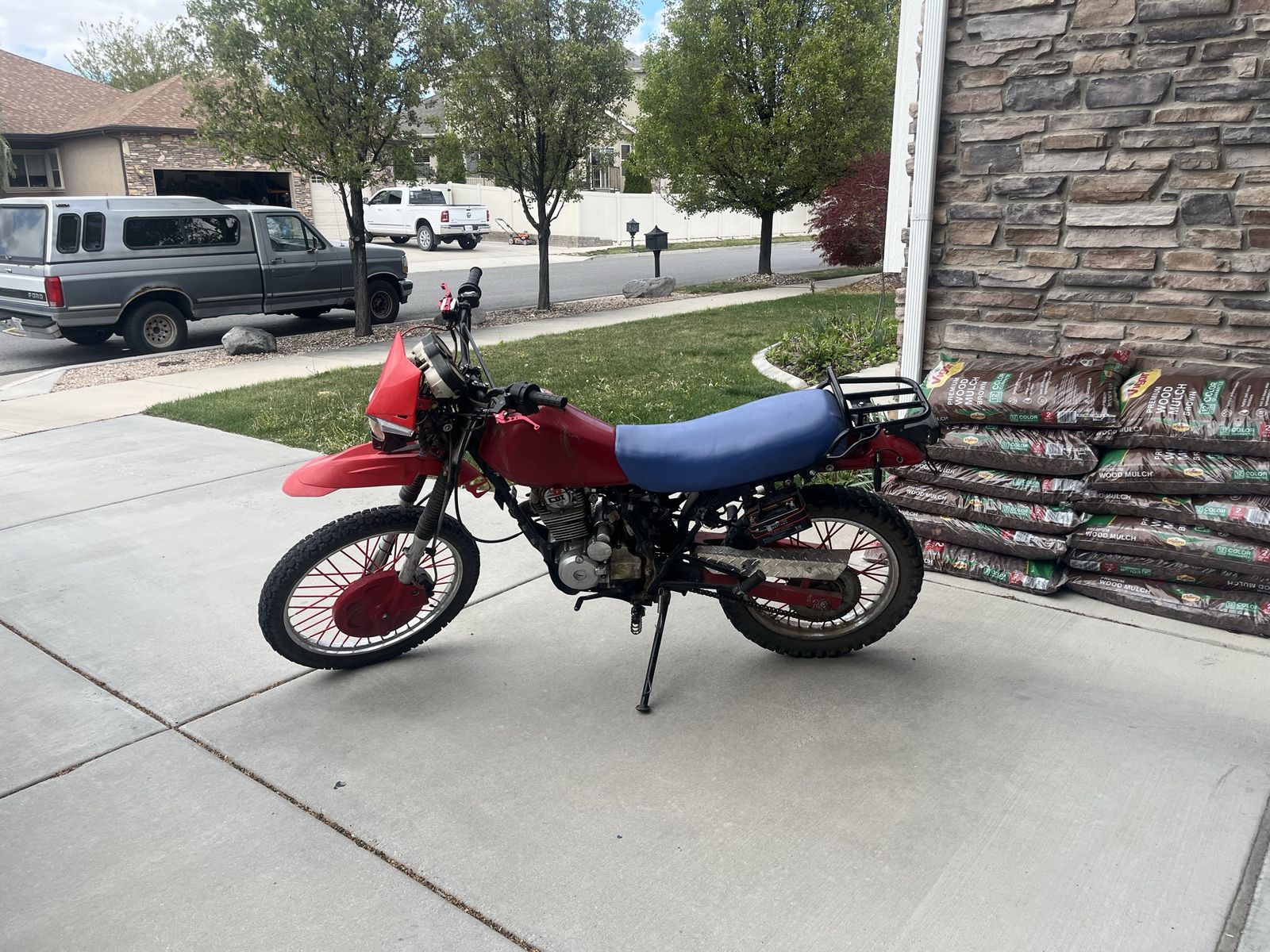 1980s Honda enduro dirtbike xr