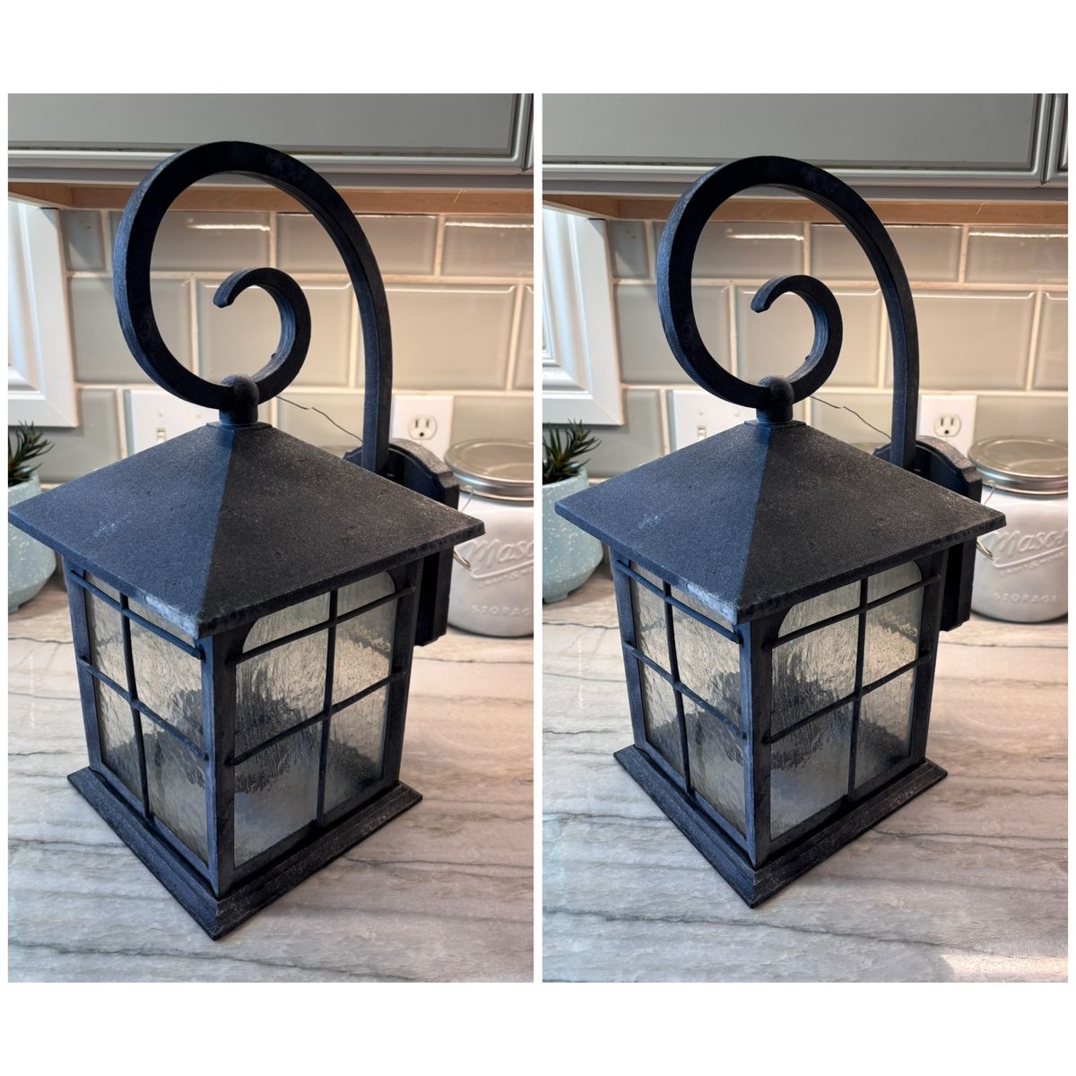 Two Outdoor Garage Lights $30/both