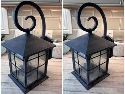 Two Outdoor Garage Lights $30/both