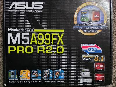 ASUS M5A99FX PRO R2.0, AM3+, AMD Motherboard