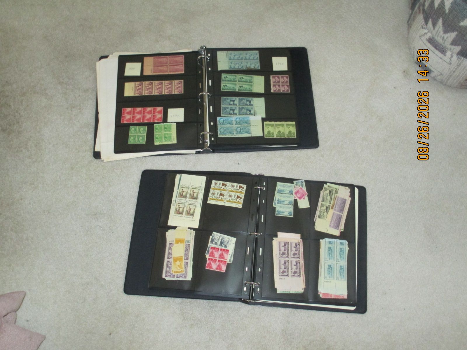 plate block stamps