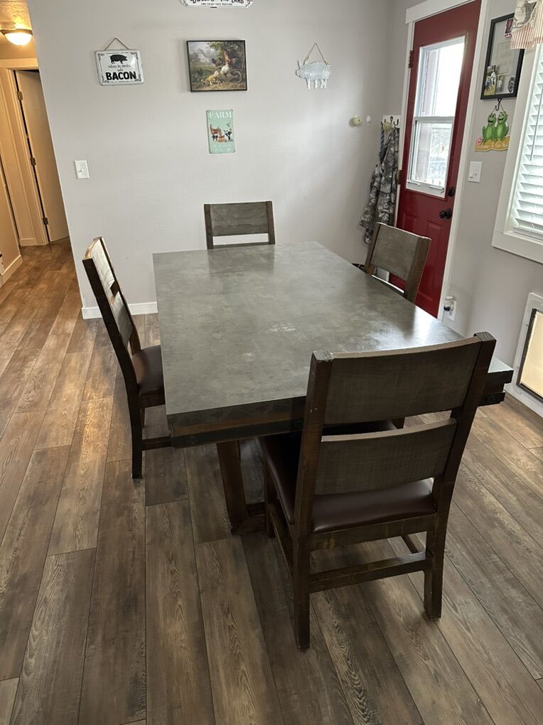 Table With 6 Chairs Real Wood