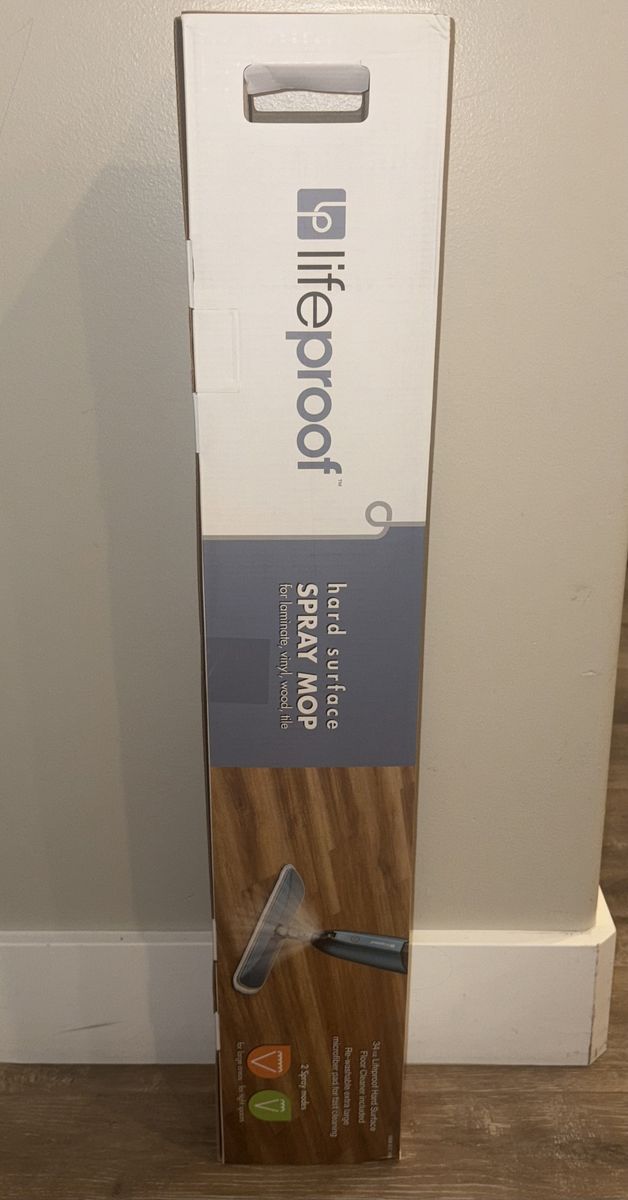 NEW Lifeproof Microfiber Spray Mop