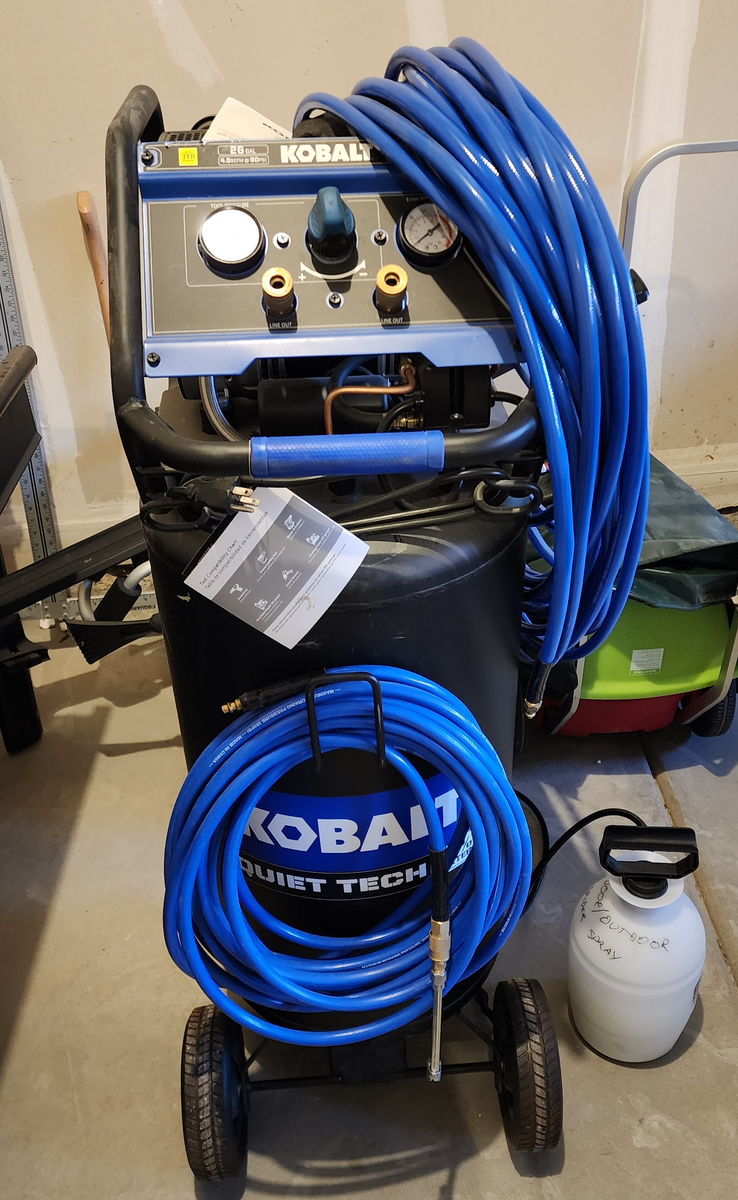 Air Compressor: 26 Gallon Kobalt Quiet Tech