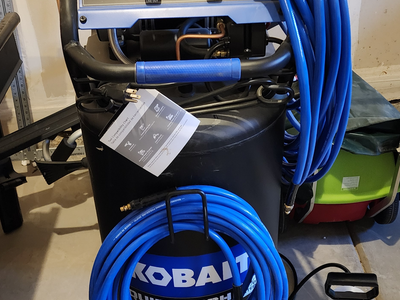 Air Compressor: 26 Gallon Kobalt Quiet Tech