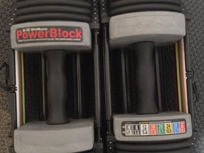powerblock adjustable dumbells