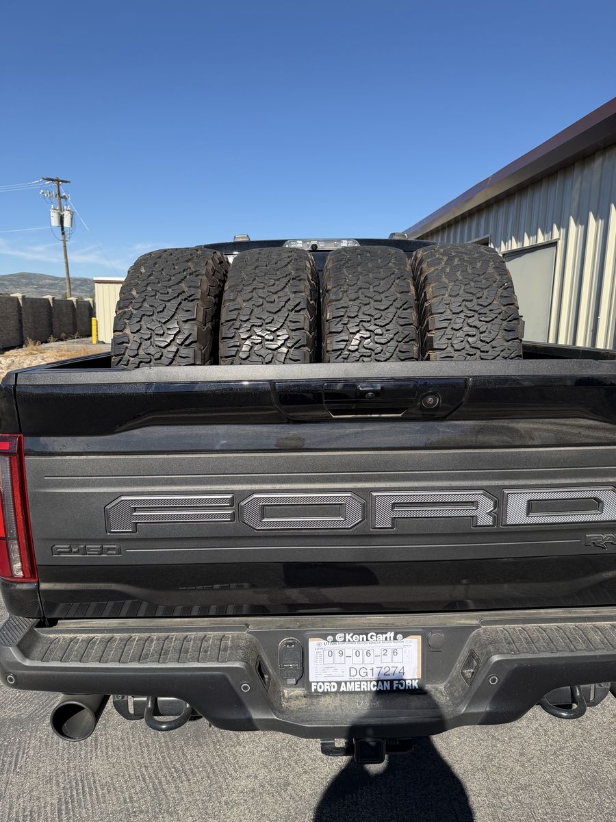 37” BFGoodrich T/A KO2 Raptor Takeoff Tires - Set of 4 (Like New)