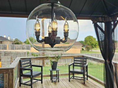 New in box Battery Operated LED Chandelier Lights