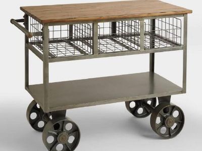 World Market Industrial Cart