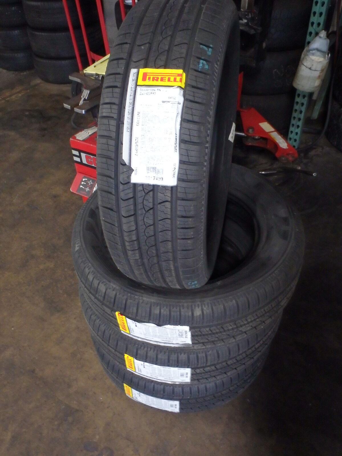 225/65R17 PIRELLI SCORPION A/S PLUS SET OF BRAND NEW TIRES