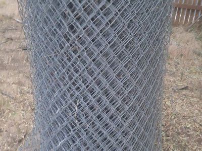 huge chain link fence roll