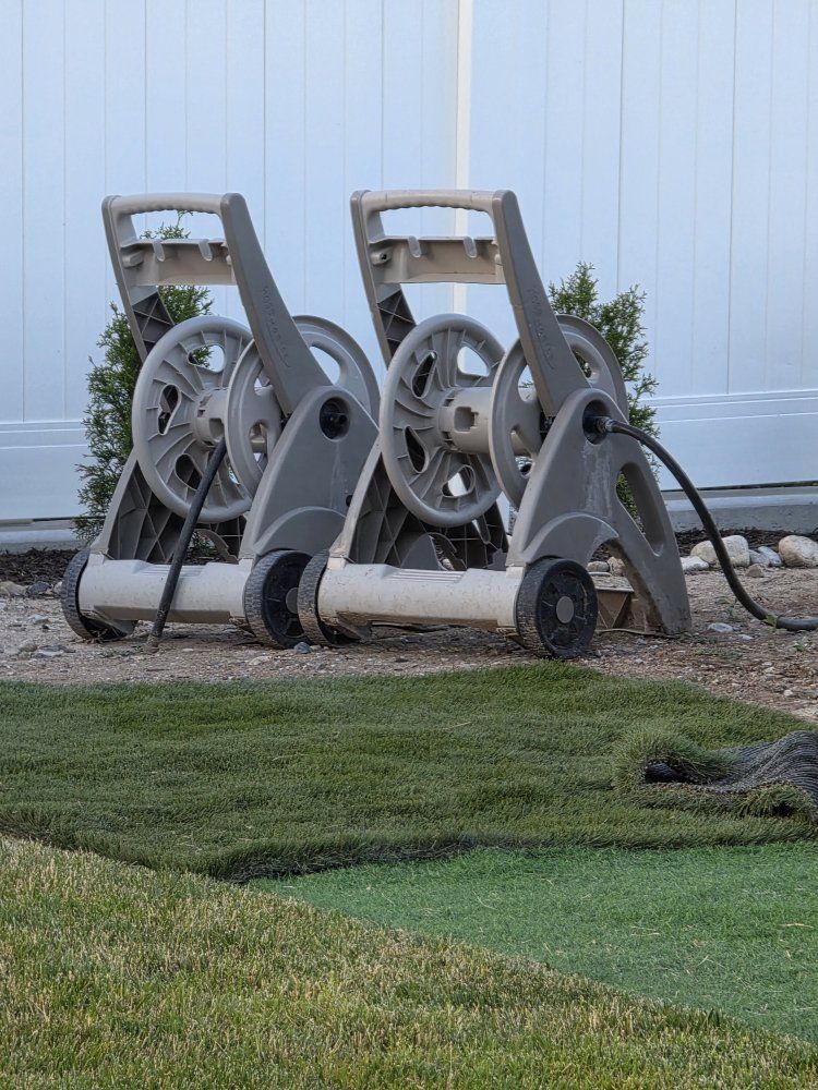 Suncast Hosemobile Hose Reel Cart - 2-Wheel Design, Holds 175ft of Hose, Tan (2 available)