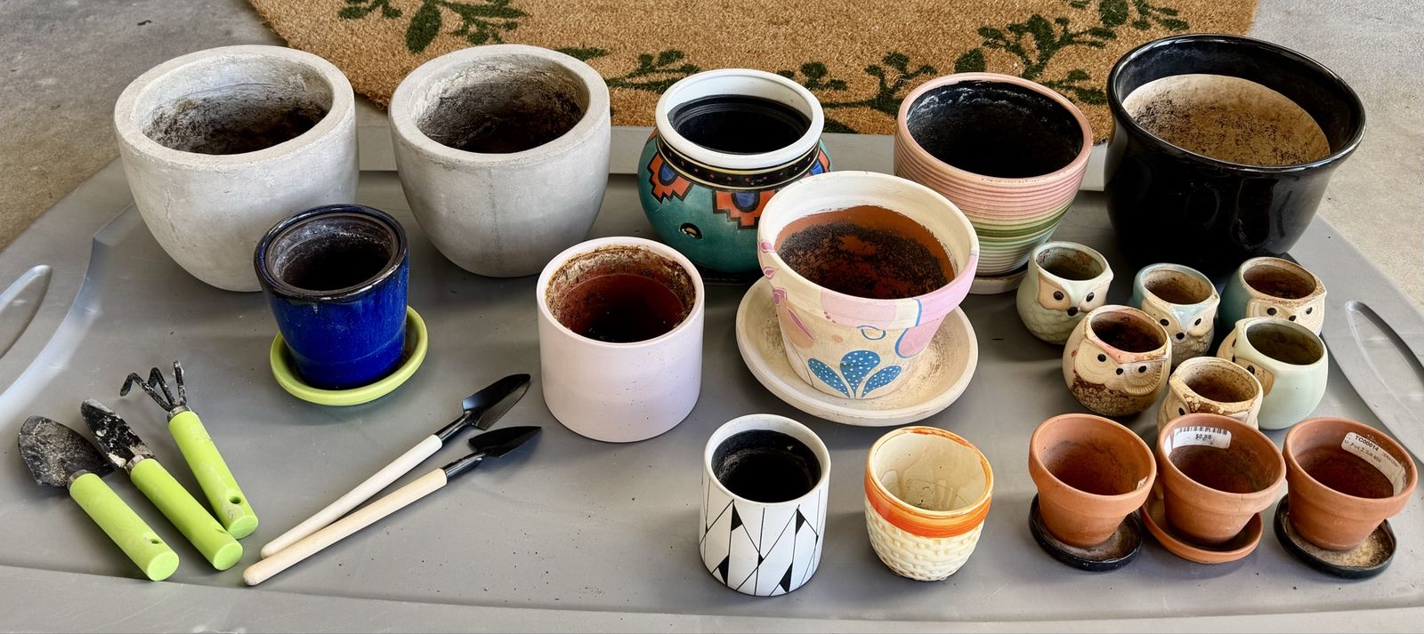Box of Flower Pots 