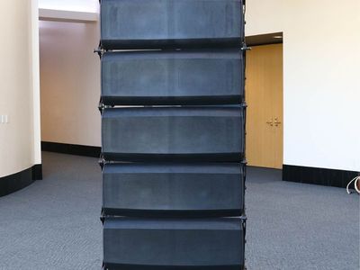 QSC Line Array Speaker System complete with Amplifiers and Cables