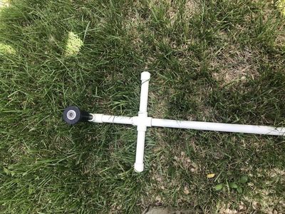 4 head portable sprinkler irrigation system