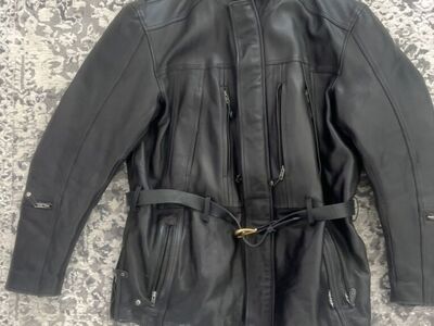 EXPERT LEATHER RIDING JACKET (XL) 3/4 Length