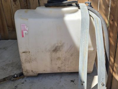 3 different size chemical tanks