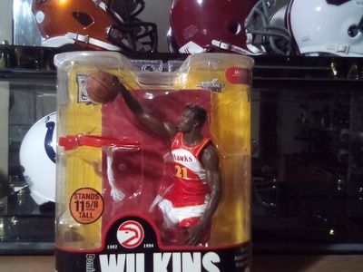 McFarlane's Dominique Wilkins Atlanta Hawks NBA Series 1 Action Figure 1982-1994, 11 5/8" Tall