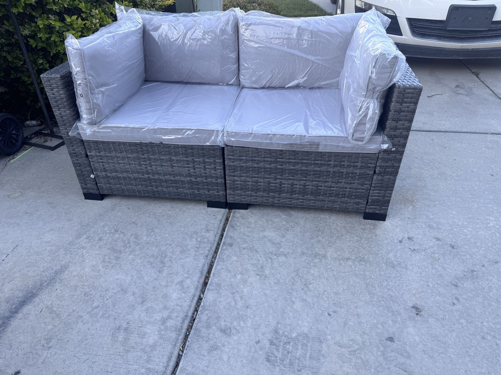 Patio corner chairs