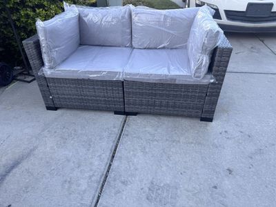 Patio corner chairs