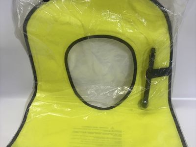 New Neon Yellow Inflatable Life Vest / Life Jacket for Water Sports
