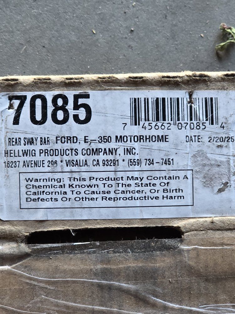 Hellwig 7085 Rear Swaybar