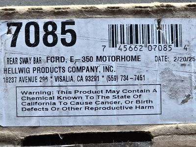 Hellwig 7085 Rear Swaybar