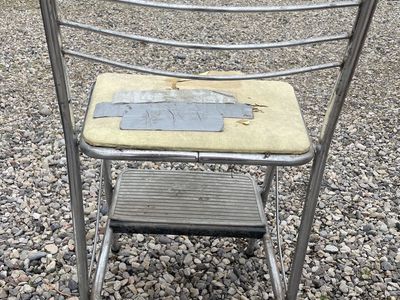 Vintage Cosco Flip Top Step Stool Chair