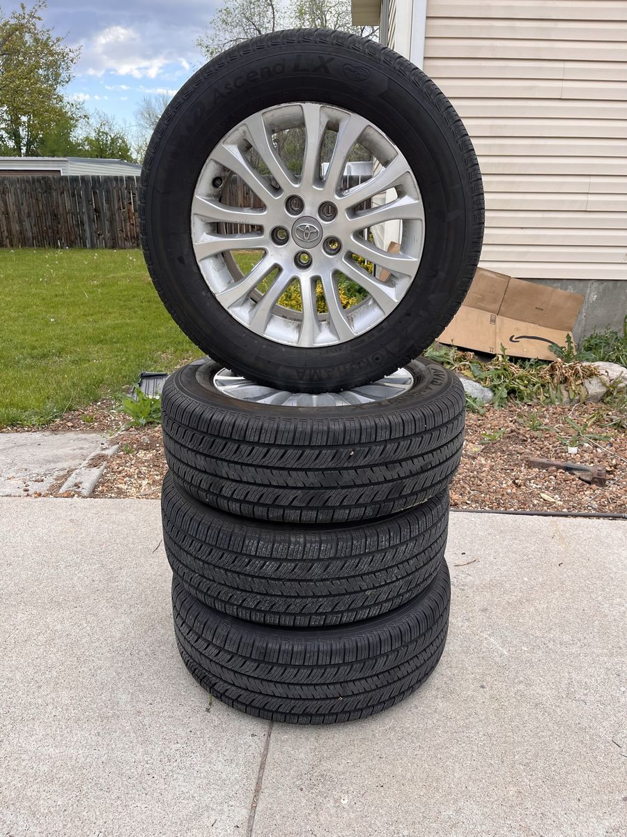 Yokohama Avid Tires - 235/60R17 - Sienna