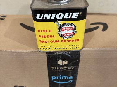 Vintage Hercules Unique & Hodgdon Smokeless Rifle/Pistol Gunpowder