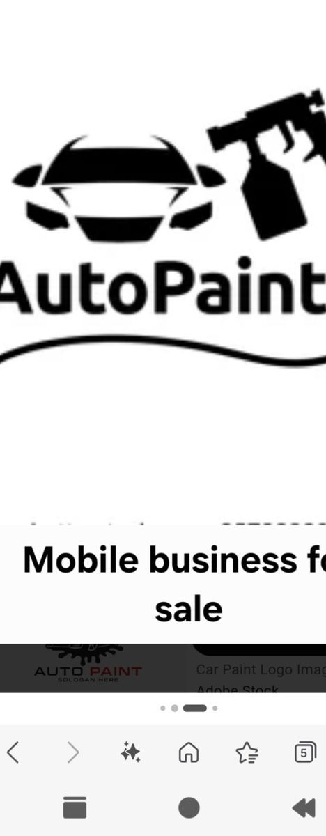 Touch up mobile paint business for sale