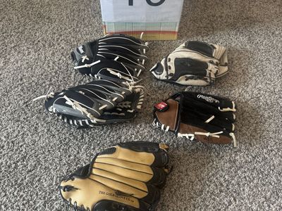 10" Left Handed Gloves Mitts Baseball Softball