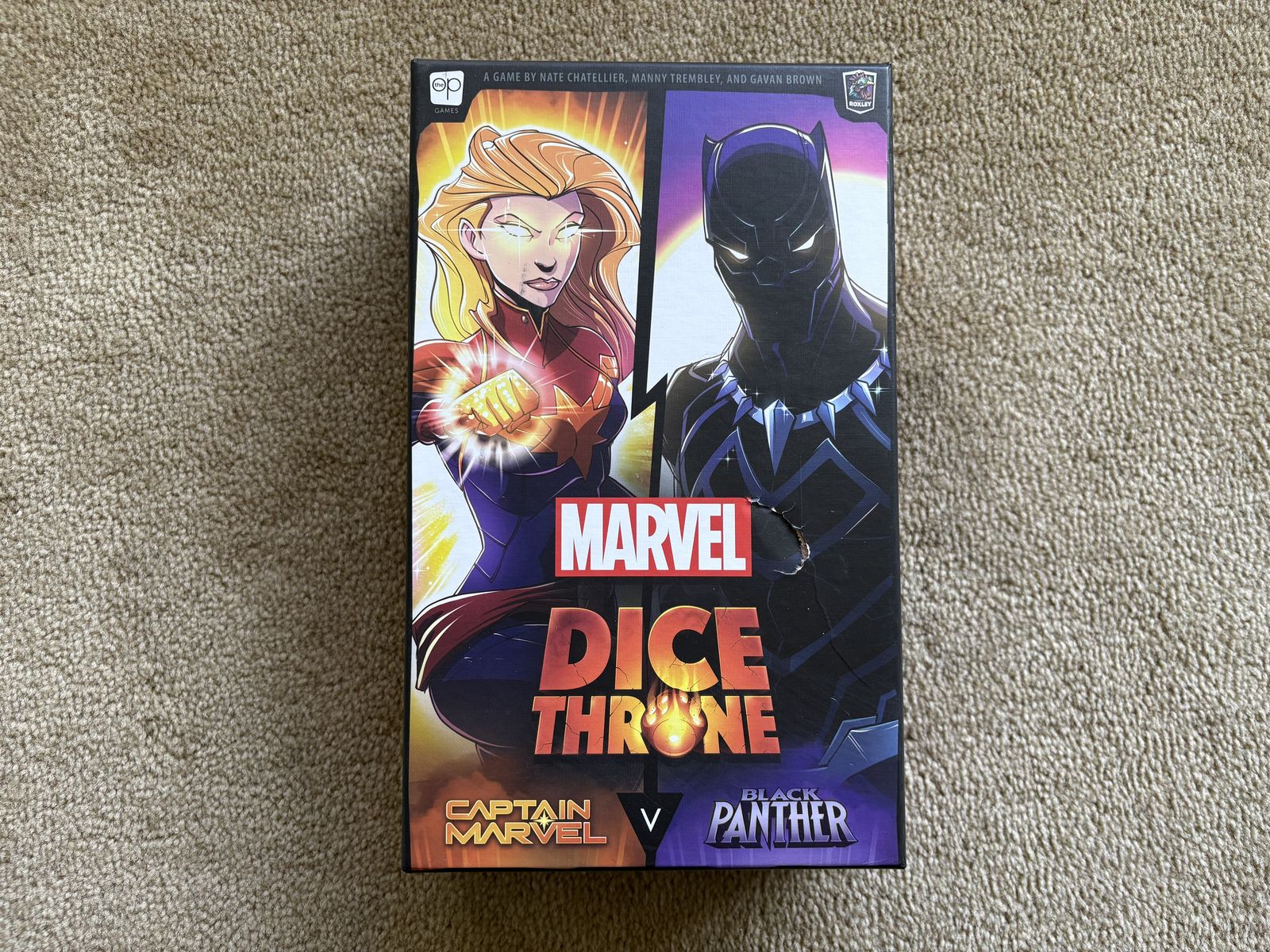 COMPLETE Marvel Dice Throne Game (Captain Marvel vs. Black Panther)