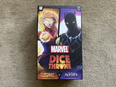 COMPLETE Marvel Dice Throne Game (Captain Marvel vs. Black Panther)
