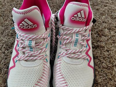 Adidas D.O.N. Issue #2 Donovan Mitchell Pink White Black Basketball Shoes Men's Size 7.5