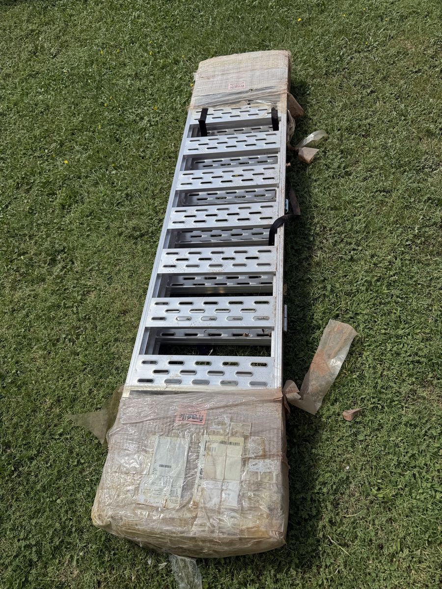 Aluminum Folding Loading Ramps for ATV, UTV, Lawn Mower or Equipment