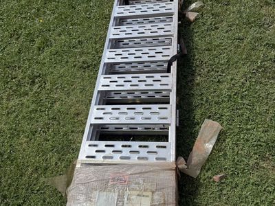 Aluminum Folding Loading Ramps for ATV, UTV, Lawn Mower or Equipment