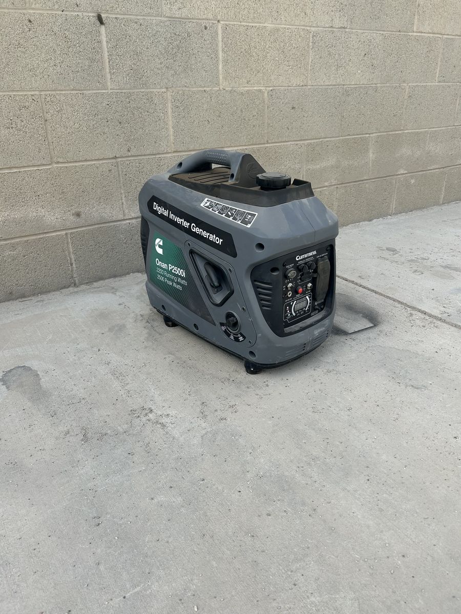 Brand new, out of box. Cummins Onan P2500i Digital Inverter Generator - 2500 Peak / 2200 Running Watts