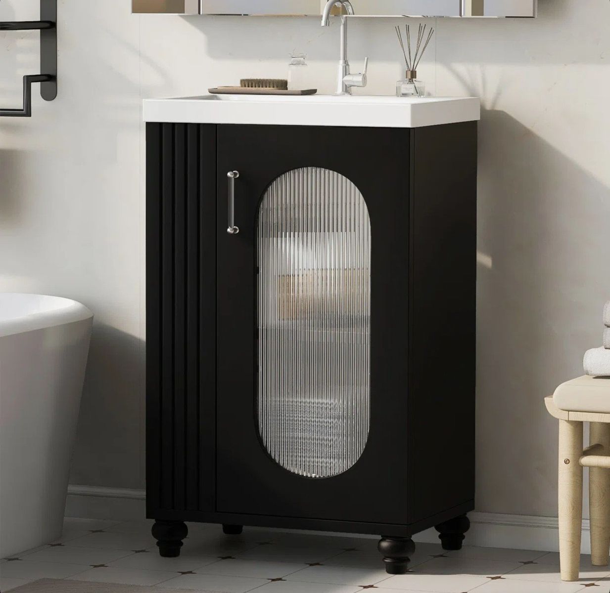 Brand New Modern Bathroom Vanity with Ceramic Sink