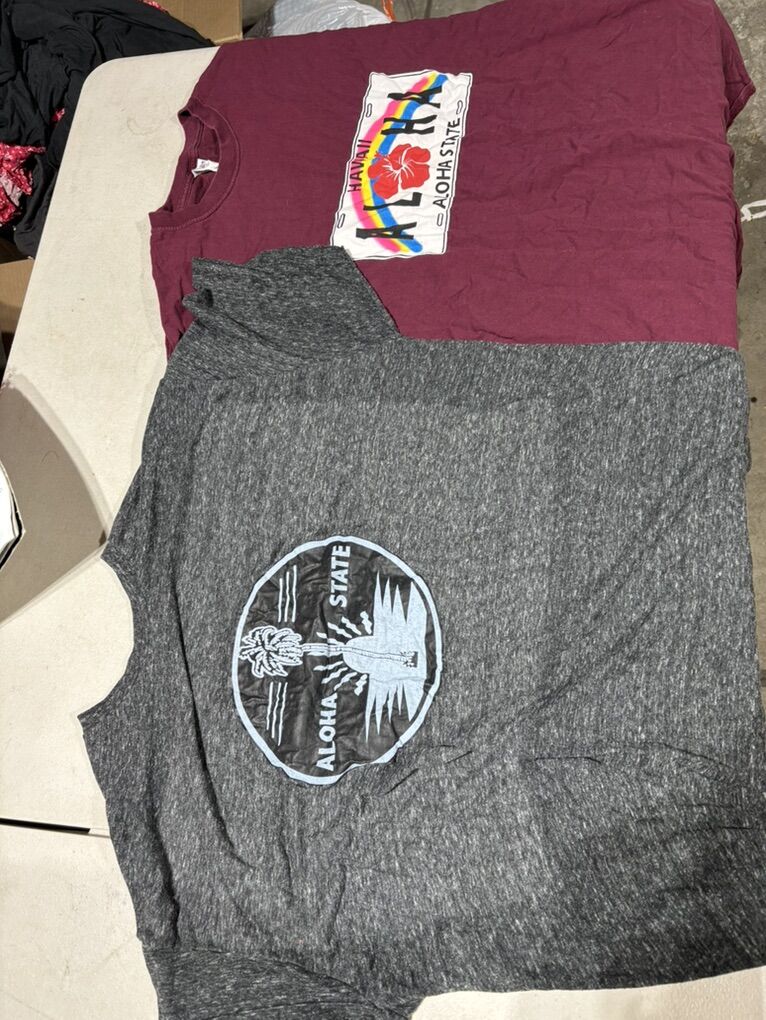 2 Hawaiian Tee Shirts-Size 2X