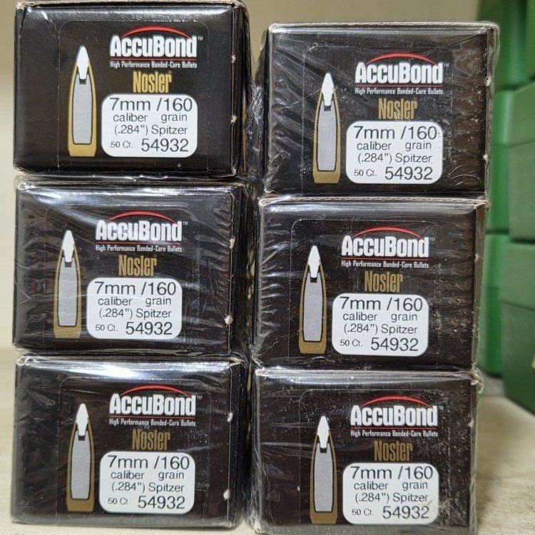 7mm 160gr Nosler Accubond